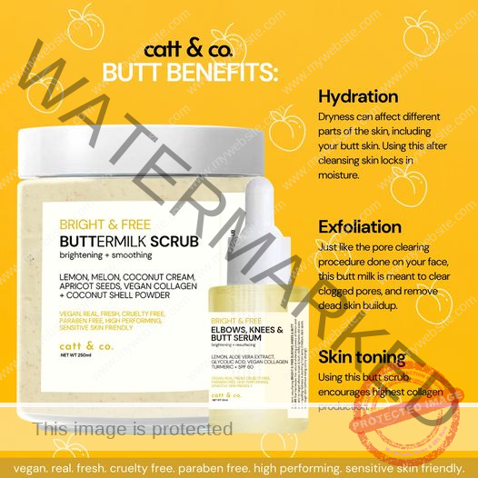 Catt & Co Bright & Free Buttermilk Scrub 250ml - Image 4