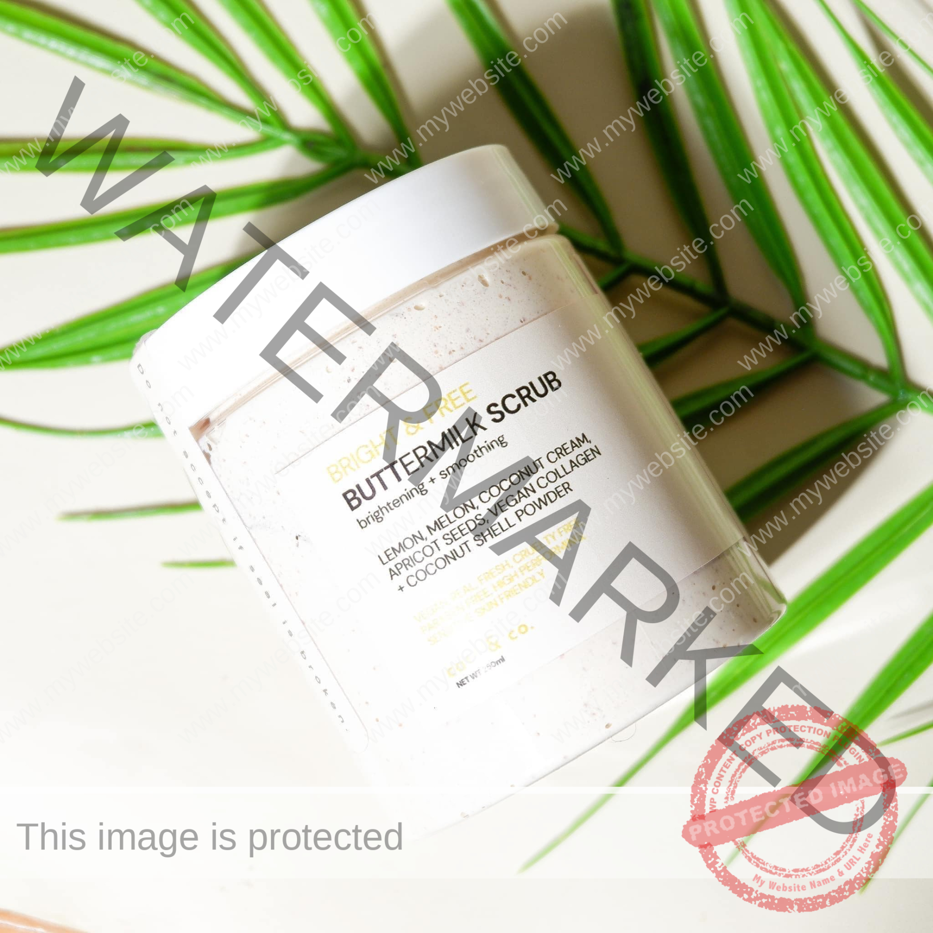 Catt & Co Bright & Free Buttermilk Scrub 250ml - Image 6