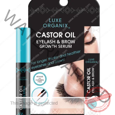 Luxe Organix Castor Oil Eyelash & Brow Growth Serum 10ml