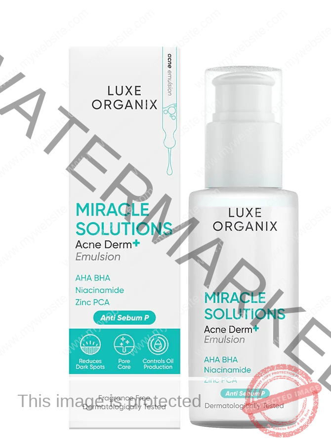 Luxe Organix Miracle Solutions AHA/BHA Acne Derm+ Emulsion 80ml
