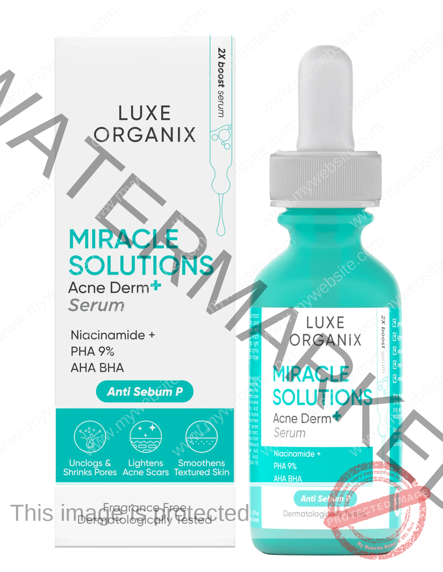 LUXE ORGANIX Miracle Solutions AHA BHA Serum 30ml