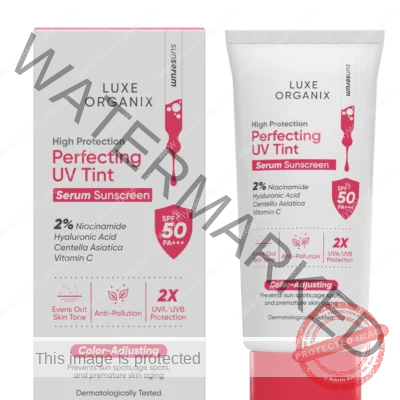 Luxe Organix High Protection Perfecting UV Tint Serum Sunscreen SPF 50 PA +++ 40g
