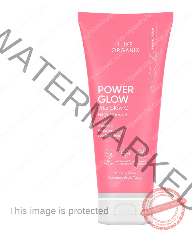 LUXE ORGANIX Power Glow Vita Glow C Whip Cleanser 150g