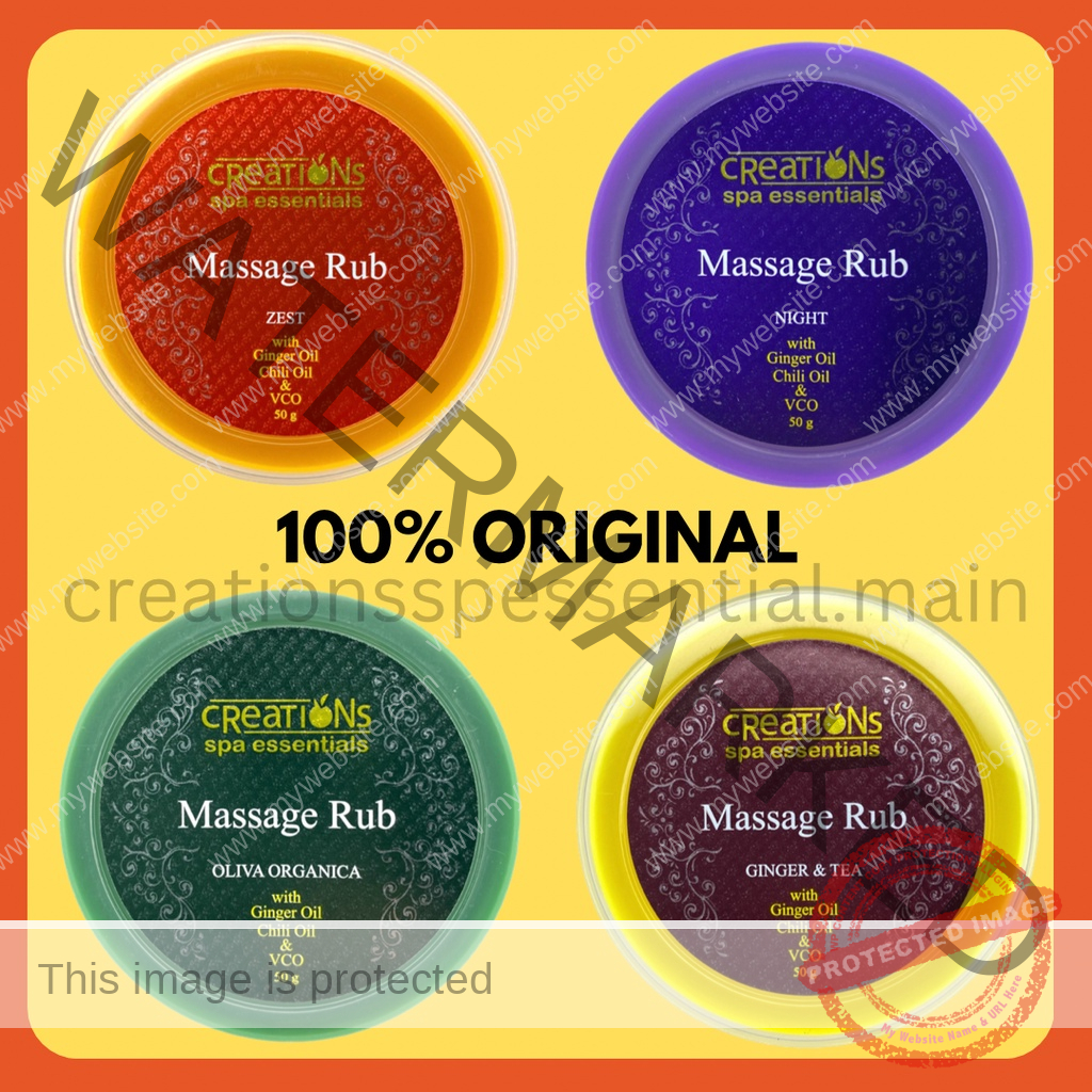 CREATIONS SPA ESSENTIALS 50g MASSAGE RUB PAIN RELIEF RUB Eve's Shoppe