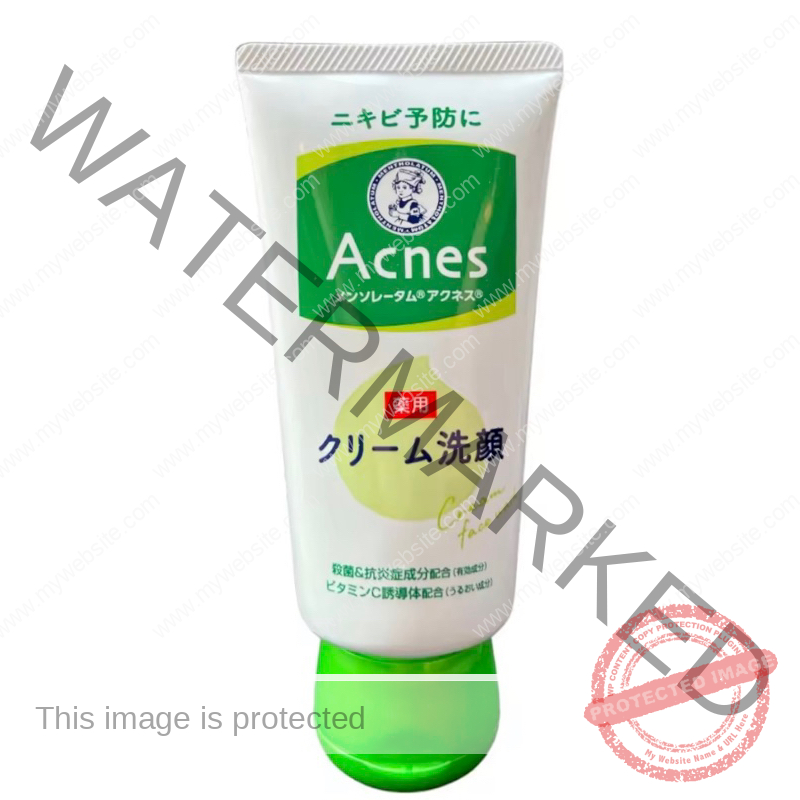 Rohto Mentholatum Medicinal Acne Cream Face Wash with Antiflammatory ingredient Acne Prevention