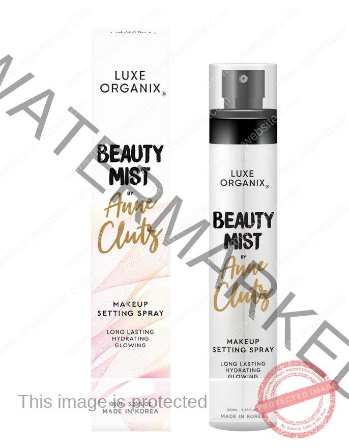 Luxe Organix Beauty Mist By Anne Clutz Makeup Setting Spray 100ml