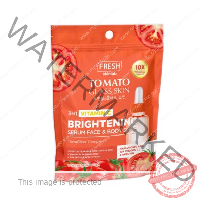 FRESH Skinlab Tomato Glass Skin 3 in 1 Vitamin C Brightening Serum Face & Body Soap 100g