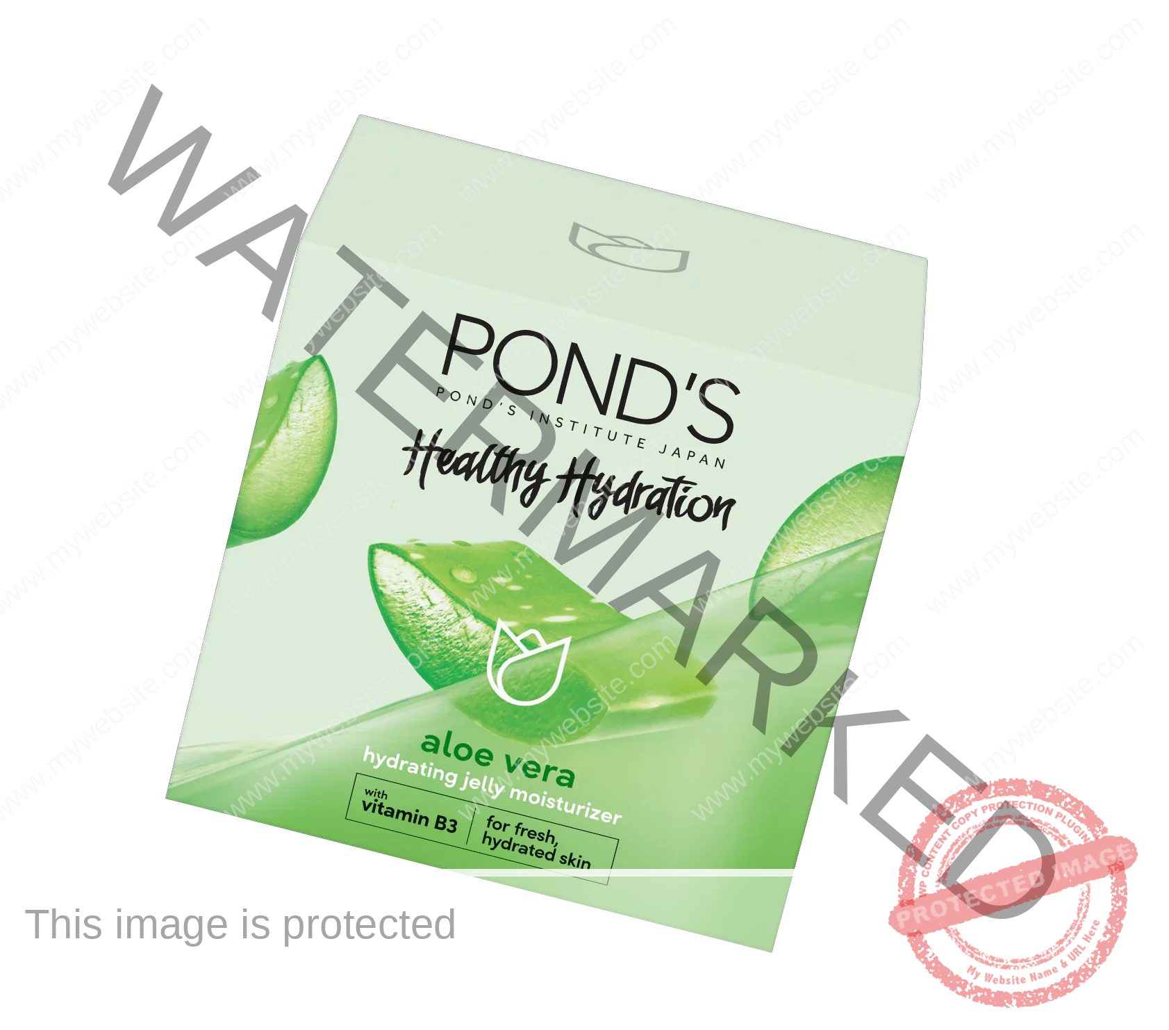Ponds Healthy Hydration Aloe Vera Hydrating Jelly Moisturizer with Vitamin B3 50g