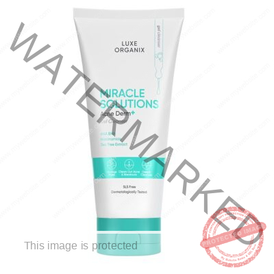 Luxe Organix Miracle Solutions Acne Derm + Gel Cleanser 150g