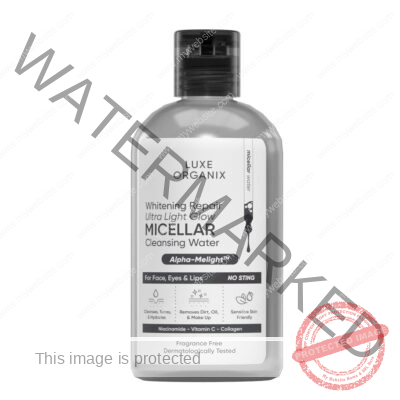 LUXE ORGANIX Whitening Repair Ultra Light Glow Micellar Cleansing Beauty Water 300mL