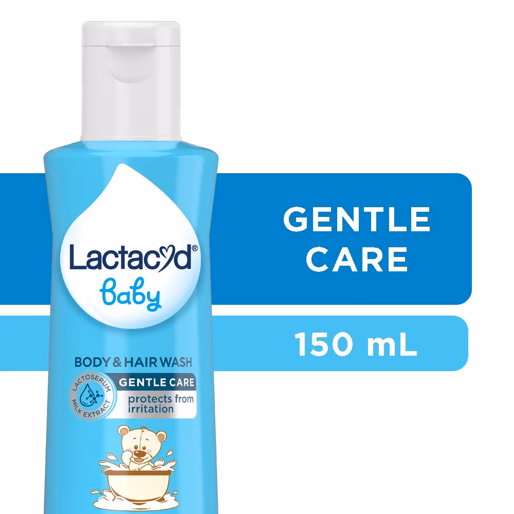 Lactacyd Baby Gentle Care 2in1 Body Wash and Hair Shampoo 150mL