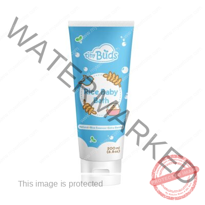 TinyBuds Natural Rice Baby Bath 200ML