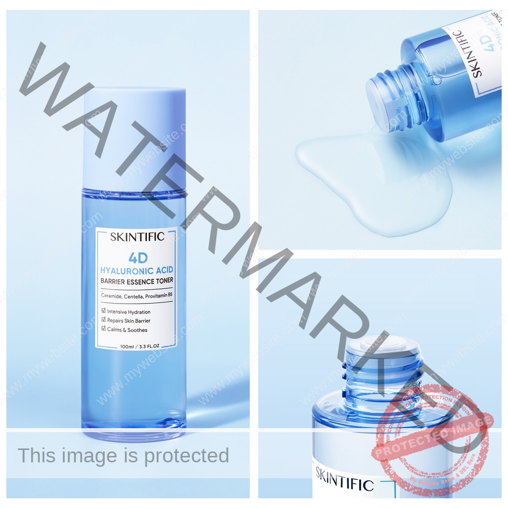 Skintific 4D Hyaluronic Acid Barrier Essence Toner Hydrating Toner Ceramide Centella Toner (100ml) - Image 5