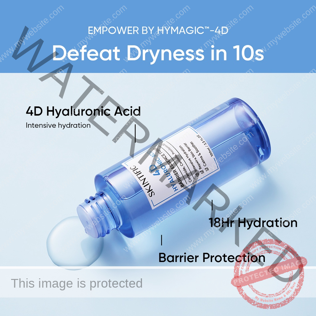 Skintific 4D Hyaluronic Acid Barrier Essence Toner Hydrating Toner Ceramide Centella Toner (100ml) - Image 2