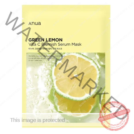 ANUA GREEN LEMON VITA C BLEMISH SERUM MASK