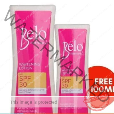 Belo Essentials Whitening Lotion with SPF30 Buy1 200ml get 100ml free Expiry Date June 2026