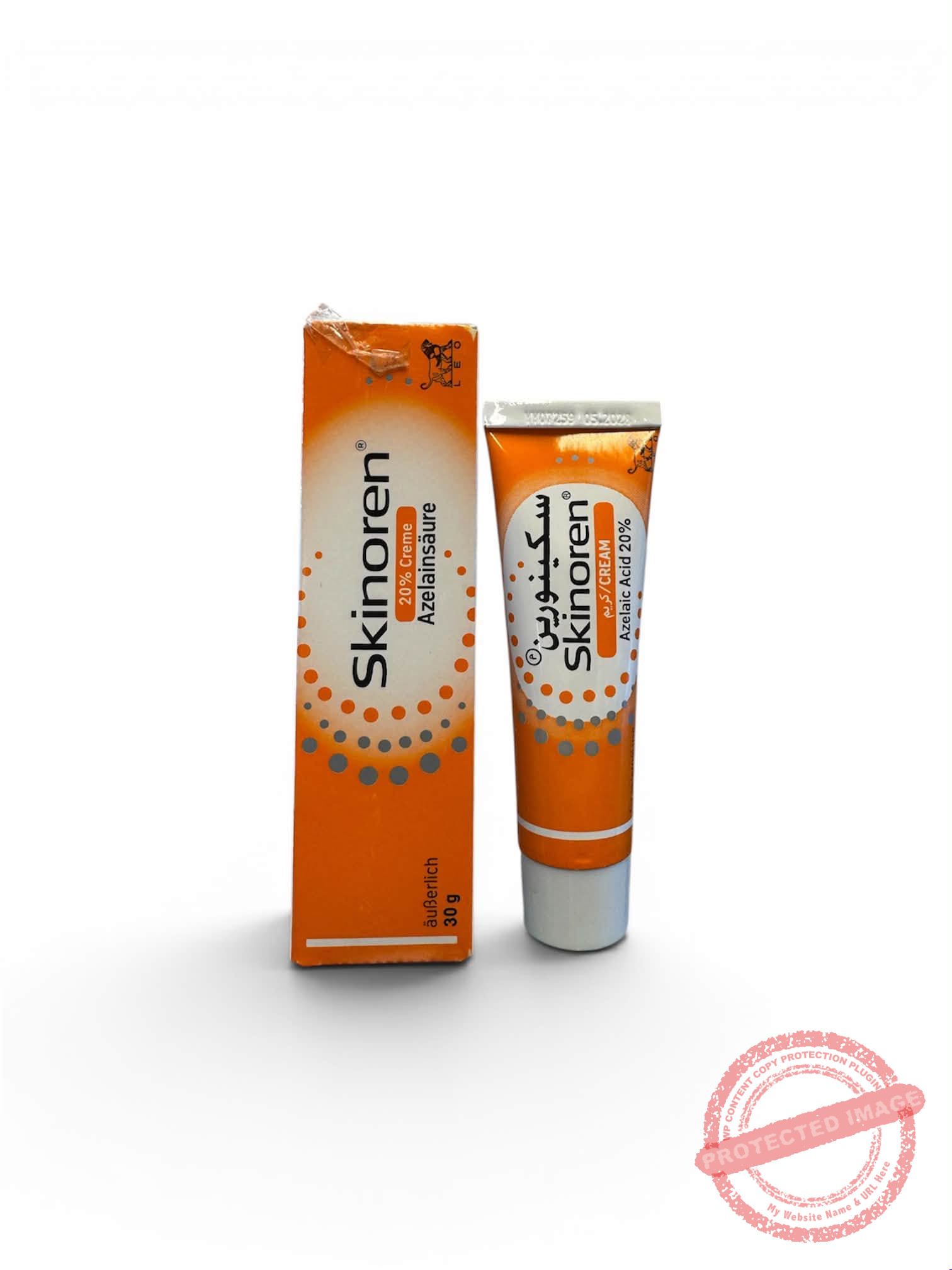 Skinoren 20% (Azelainsaure) Cream Azelaic Acid 30g with (GTIN CODE)-Made in Germany