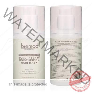 Bremod Premium Hair Mask Keratin Hyaluronic ACID Bond Intense Moisturizing Rinse Free 100ml