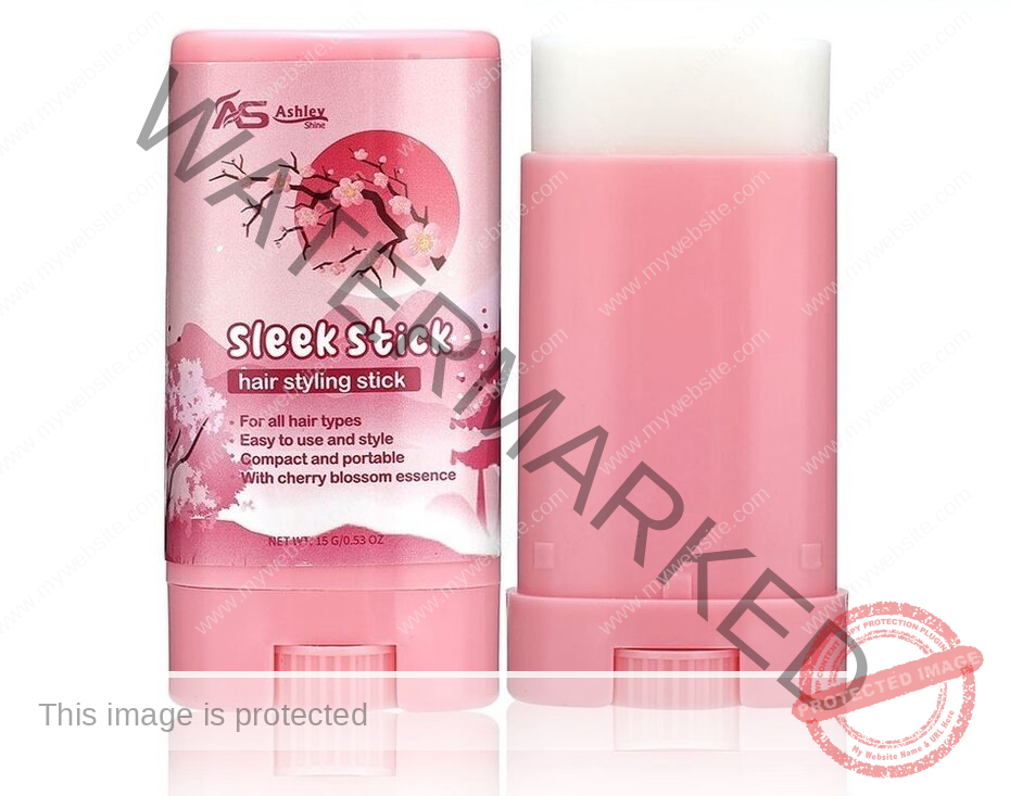 Ashley Shine Hair Slick Stick Styling Wax Aloe Vera Cherry Blossom Hair Care 15g