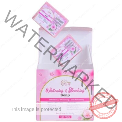 CC GLAM AND BEAUTY-whitening and bleaching soap 65G