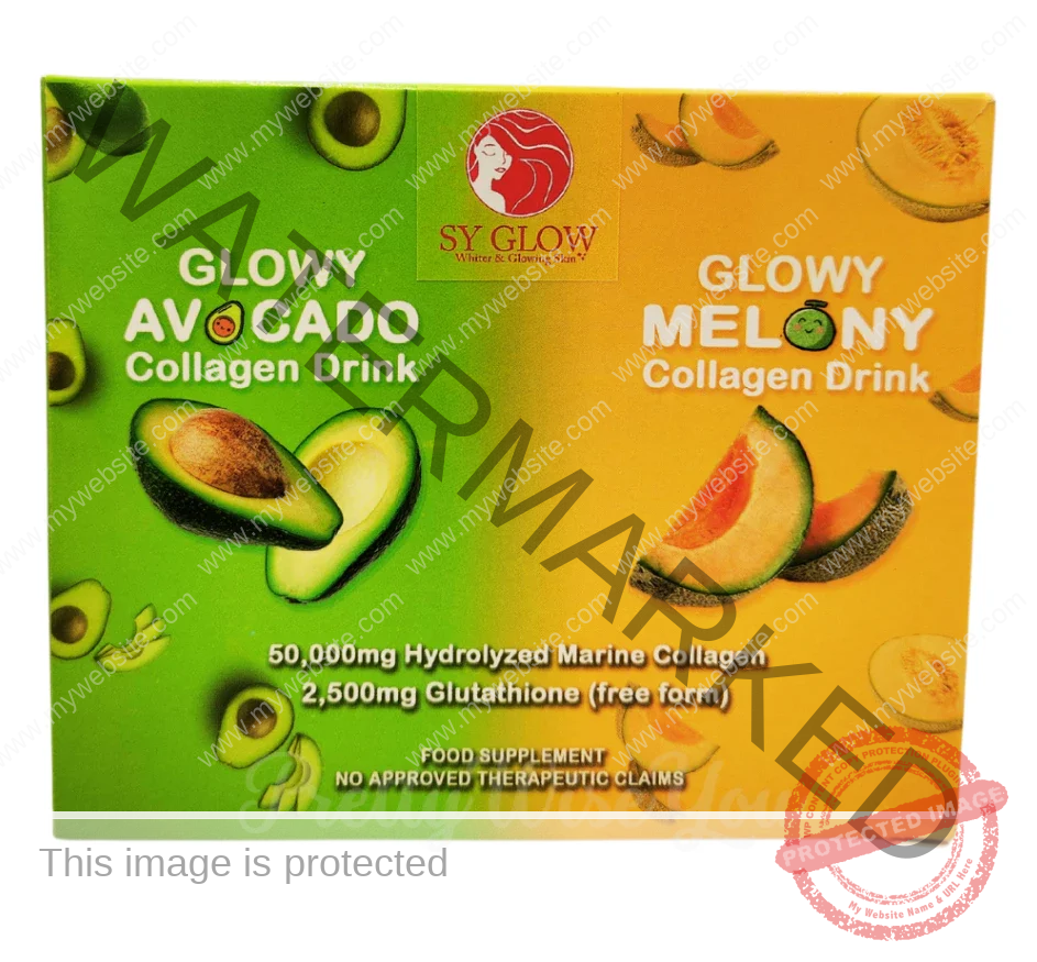 SYGlow Glowy Avocado Melony Collagen Drink 5,000mg per sachet