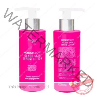 Honest Glow Glass Skin Serum Lotion with NIACINAMIDE, GLUTATHIONE and Snail Mucin
