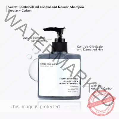 Grace And Glow Secret Bombshell Anti Oil Repair Solution Shampoo - Shiny Hair Keratin Hair Solution