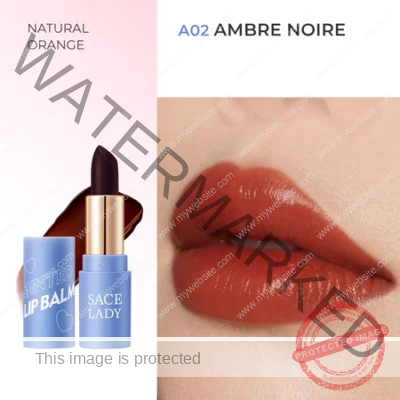 SACE LADY Tinted Lip Balm Theraphy Magic Lasting Waterproof Lip Tint & Stain Lipstick High Pigmented (A02 AMBRE NOIRE)