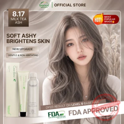 Bremod Premium Milk Tea Ash 8.17 with Oxidizing cream