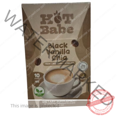 KIRAY BRAND Hot Babe Black Vanilla Chia 10x Sachets