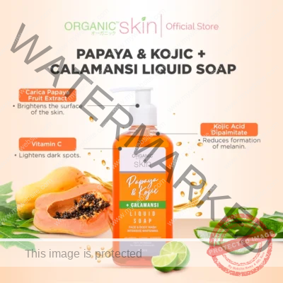 Organic Skin Japan Papaya & Kojic + Calamansi Liquid Soap 250ml