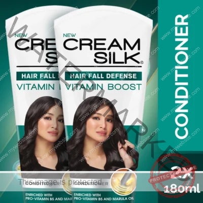 Cream Silk Vitamin Boost Hair Fall Defense Conditioner 180ml [BUNDLE OF 2]