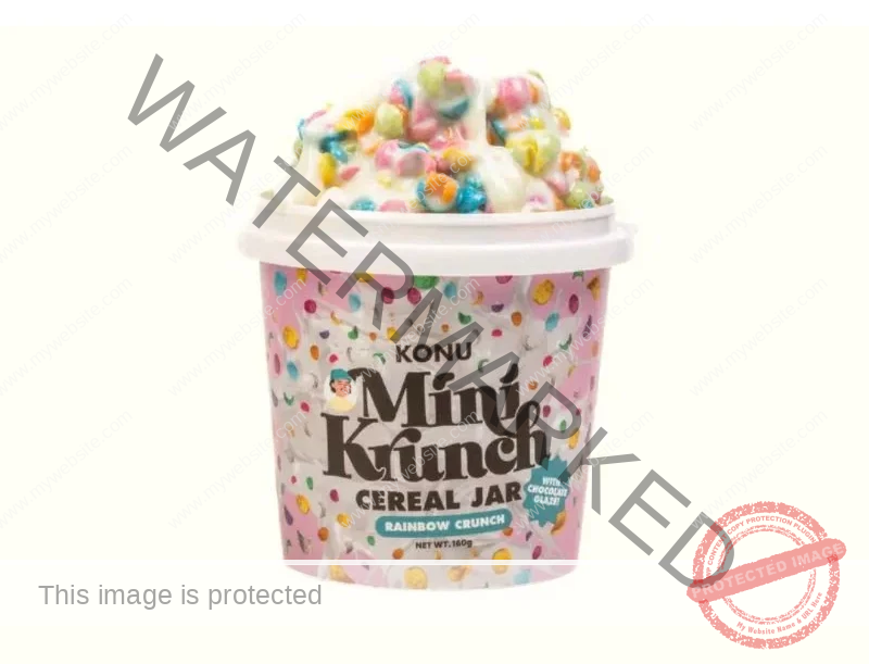 KONU Mini Krunch Cereal Jar Rainbow crunch 160g