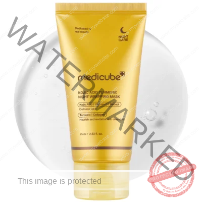 MEDICUBE Kojic Acid Turmeric Night Wrapping Mask