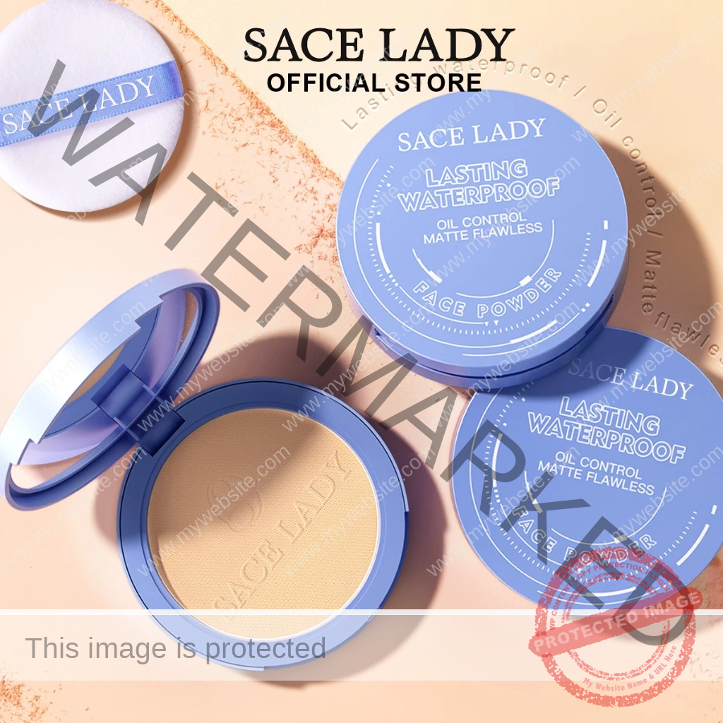 SACE LADY Oil Control Face Powder Matte Long Lasting Waterproof-(01 Classic Ivory) - Image 2