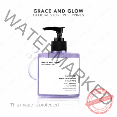 Grace and Glow Amethyst Shampoo For Anti Dandruff Nourish Scalp with Climbazole + Probiotic