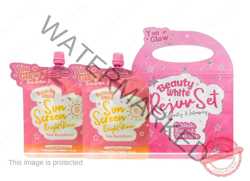 YGB Bundle 1x YGB Rejuve Set 1x Twin Pack YGB Sunscreen