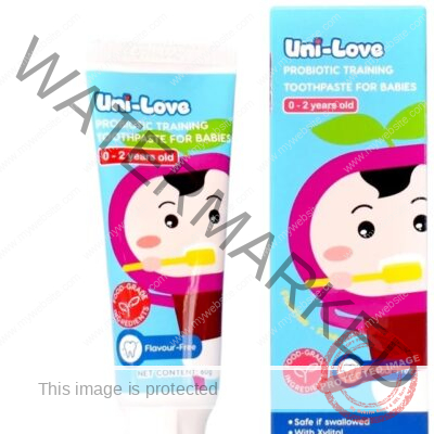UniLove Probiotic Training Toothpaste - Flavour-Free (0-2 Years Old) 60g