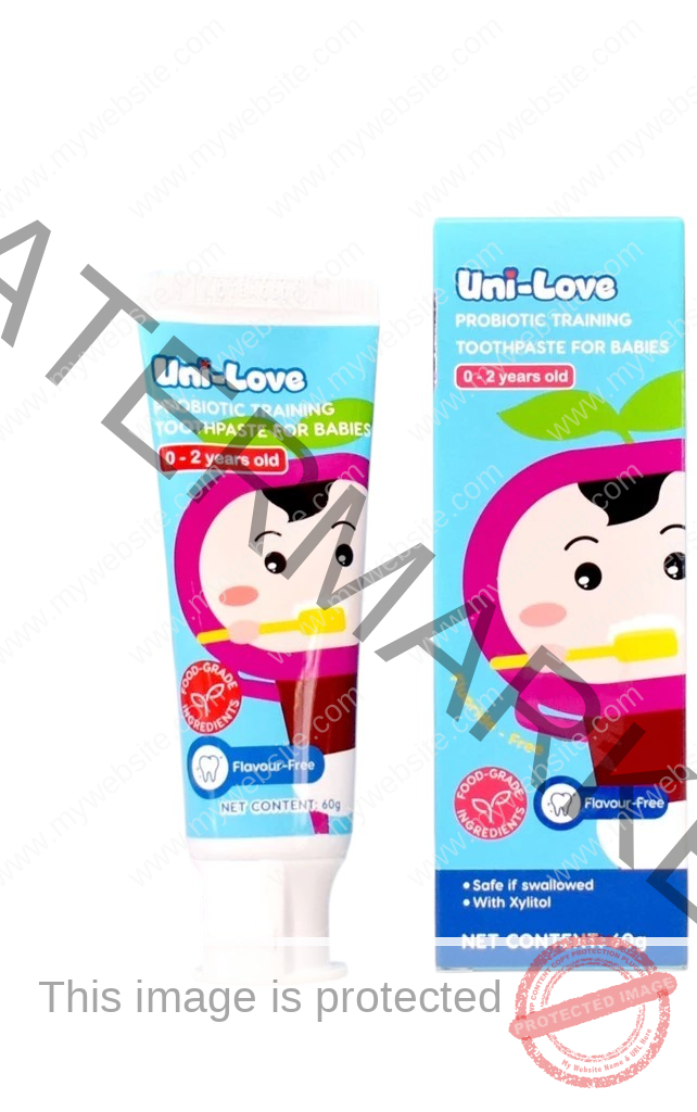 UniLove Probiotic Training Toothpaste - Flavour-Free (0-2 Years Old) 60g
