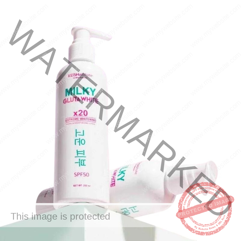 Keisha Milky Gluta White Premium Moisturizing Lotion with SPF50 x20 Extreme Whitening