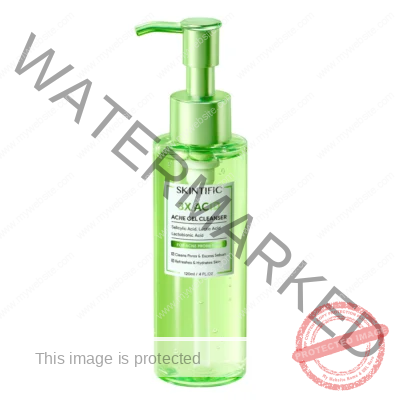 SKINTIFIC 3X Acid Acne Gel Cleanser Facial Wash Salicylic Acid Skin care Anti-Acne oli control 120ml