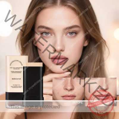 Belle Carved Foundation Cream -#03 Warm Beige