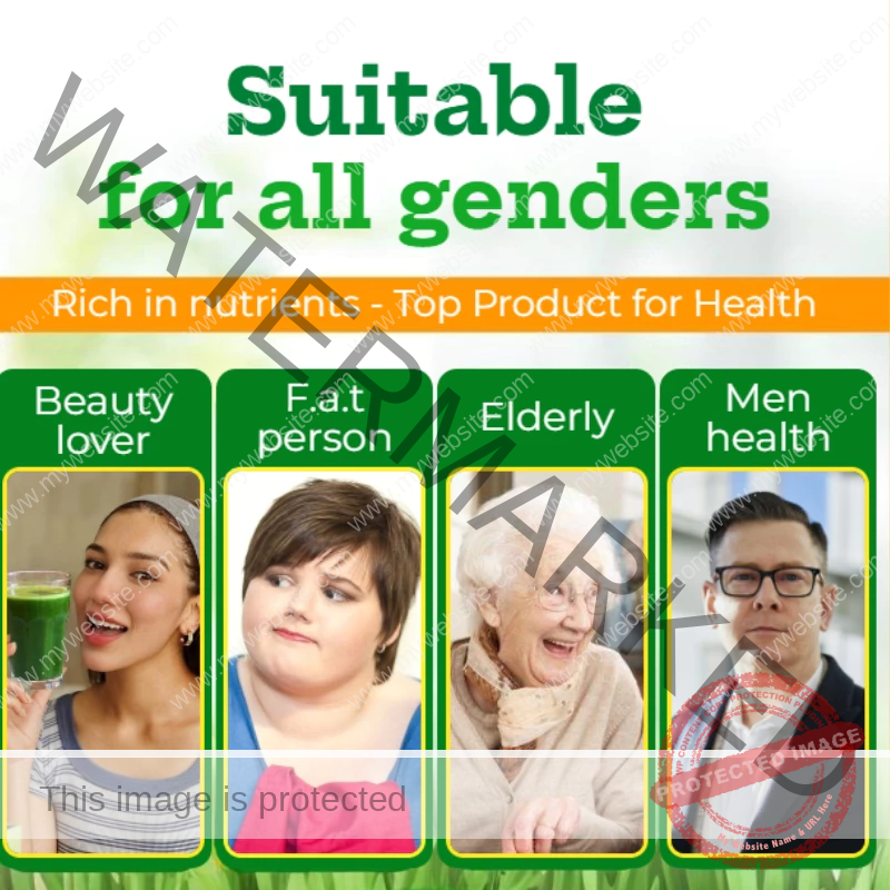 Fitgum Organic Barley Grass Powder with Glutathione and Collagen for Health and Beauty 15x Sachets - Image 5