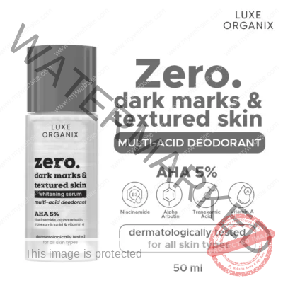 LUXE ORGANIX Zero Multi-acid Deodorant Whitening Serum 50ml