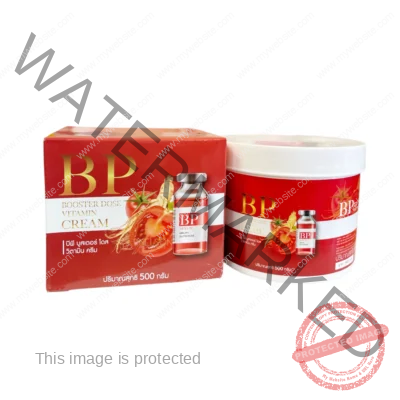 BP Booster Dose Vitamin Cream 500g | Intensive Moisturizing Body Cream with Collagen, Niacinamide & Ginseng Extract