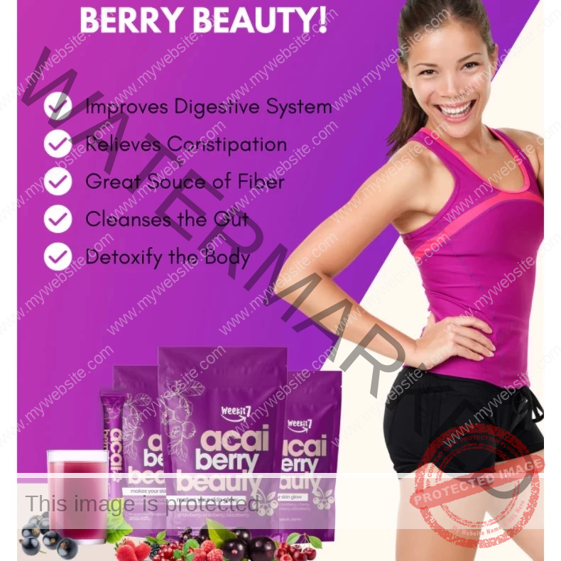 Acai berry powder beauy 7 in 1 Organic Drink 7sachets/pack - Image 6