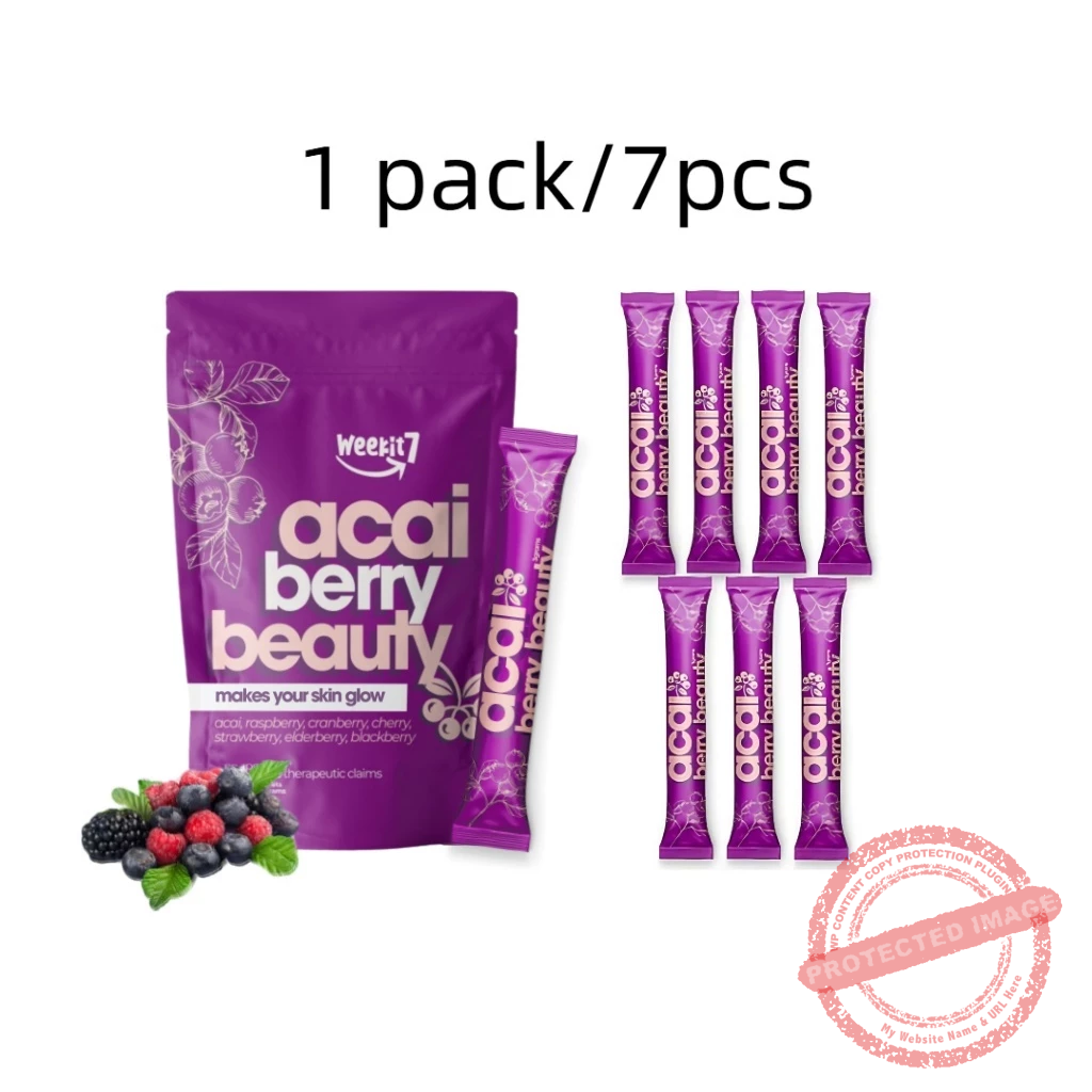 Acai berry powder beauy 7 in 1 Organic Drink 7sachets/pack - Image 2