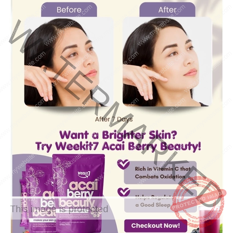 Acai berry powder beauy 7 in 1 Organic Drink 7sachets/pack - Image 4