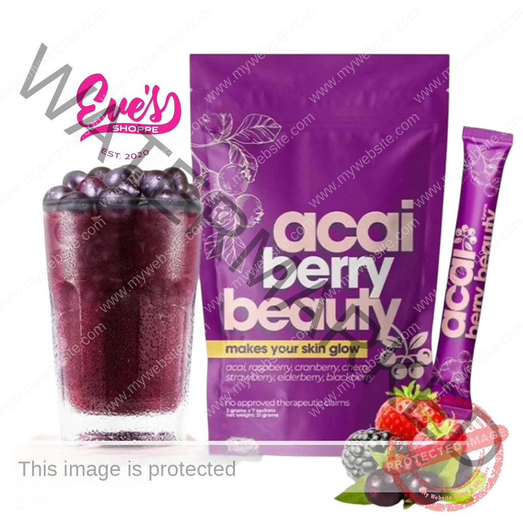 Acai berry powder beauy 7 in 1 Organic Drink 7sachets/pack