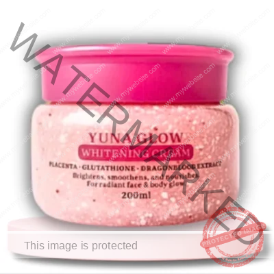 BMRS Yuna Glow Whitening Cream with Glutathione Placenta Dragon Blood Extract 200g